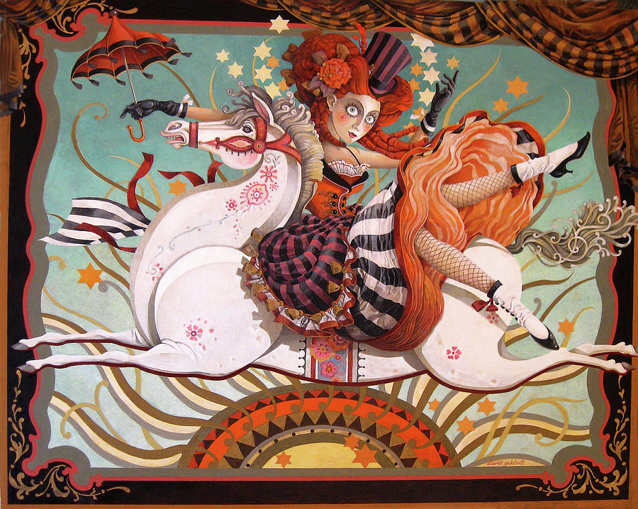 Animal Painting - Sowing Her Wild Oats by David Galchutt