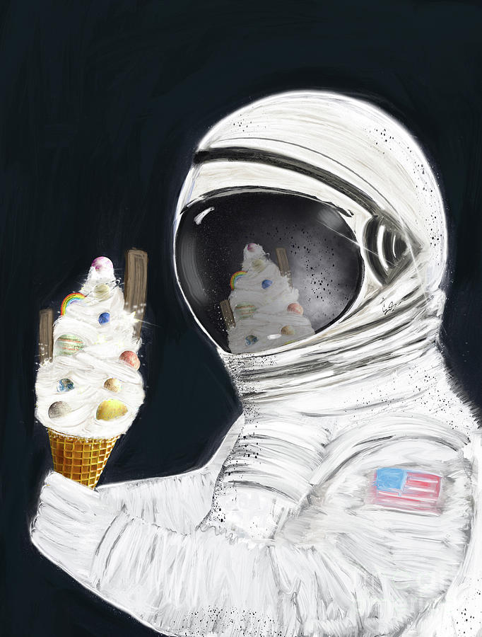 Space Cone Painting by Bri Buckley