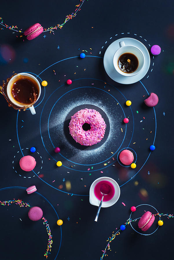 Space Photograph - Space Donut by Dina Belenko