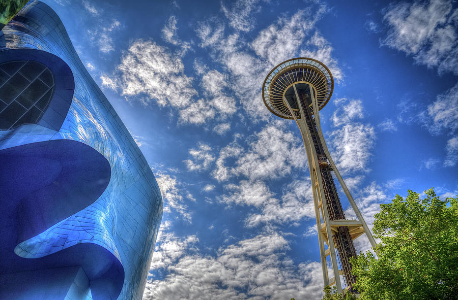 Space Needle and EMP Photograph by Spencer McDonald