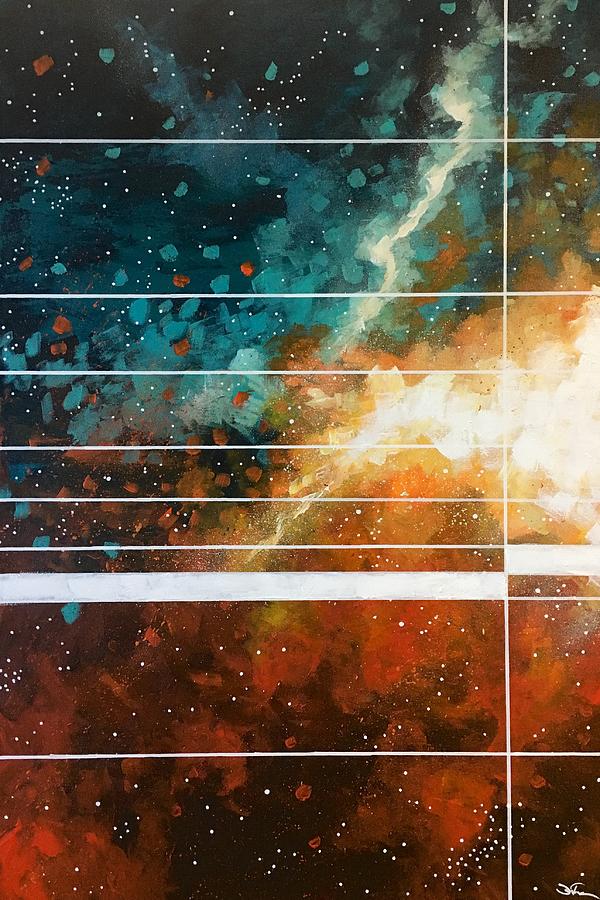 Abstract Painting - Space Time Continuum III by Joel Tesch