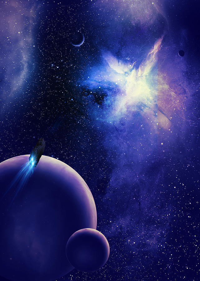 Space Digital Art - Space Time Fracture by Visions Beyond Space Digital Art - Space Time Fracture by Visions Beyond