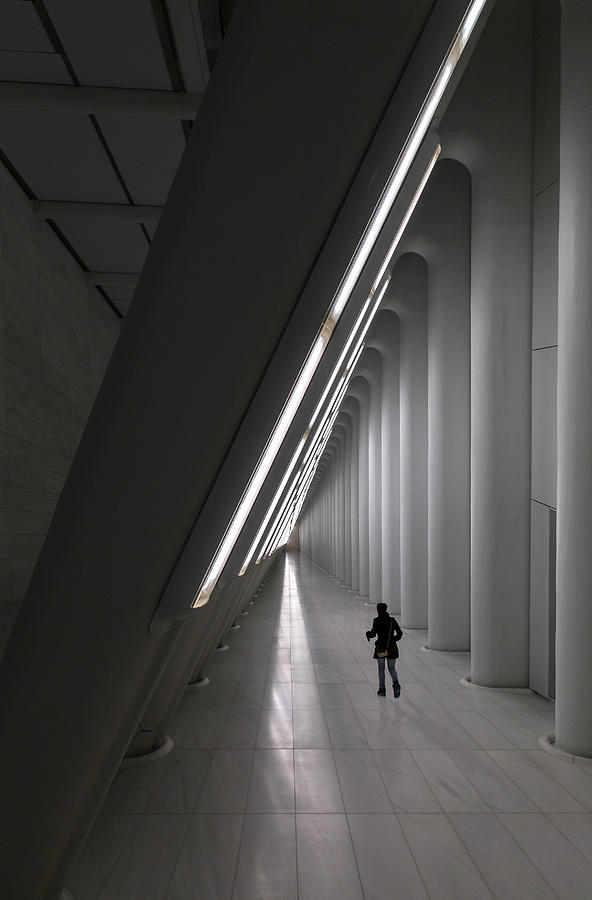 Architecture Photograph - Spaceship Hall by Tomer Eliash