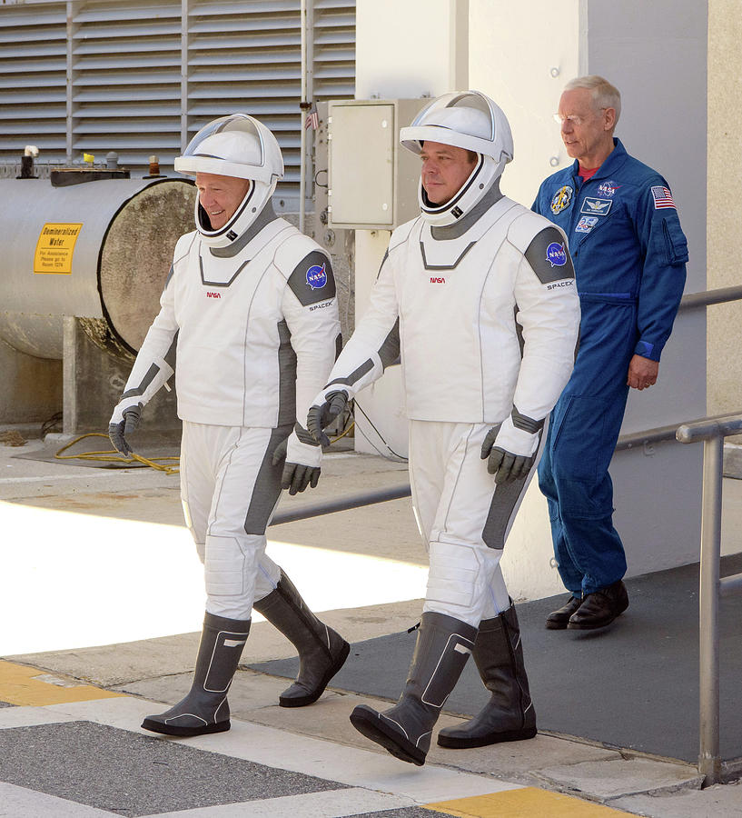 Spacex Demo-2 Astronauts Photograph by Science Source