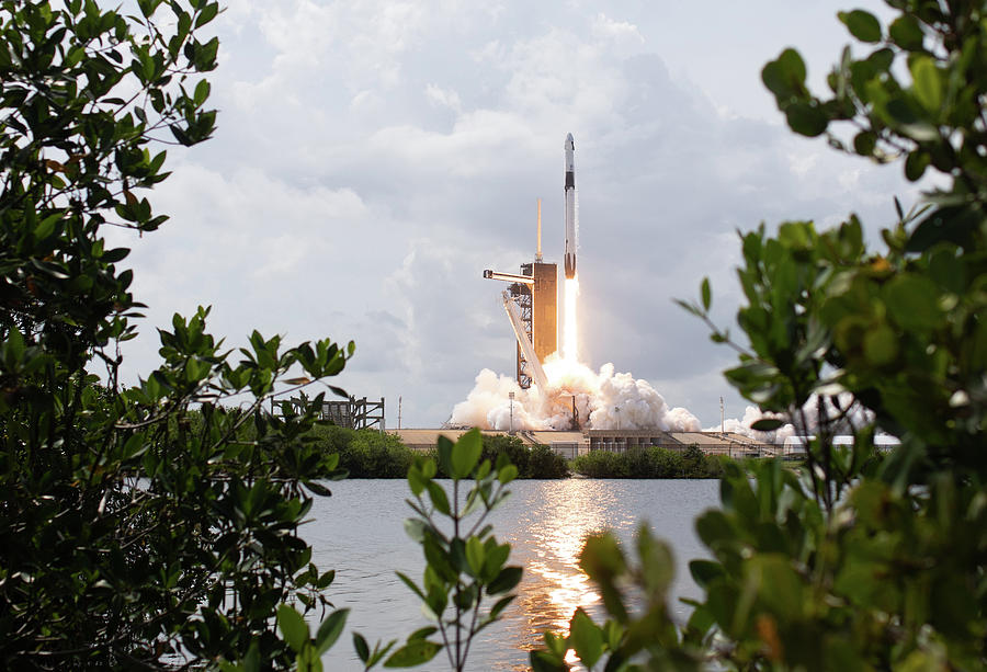 Spacex Demo-2 Launch Photograph by Science Source