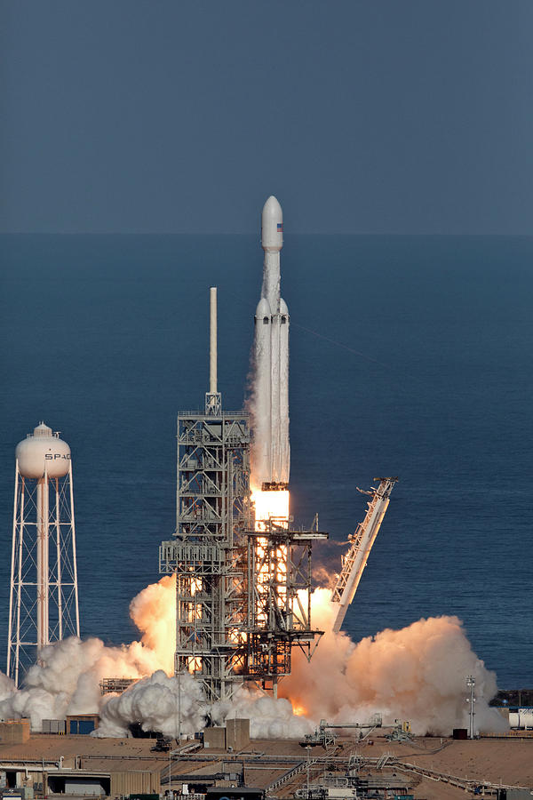 SpaceX Falcon Heavy Demo Flight - Liftoff Photograph by Filip Schpindel ...