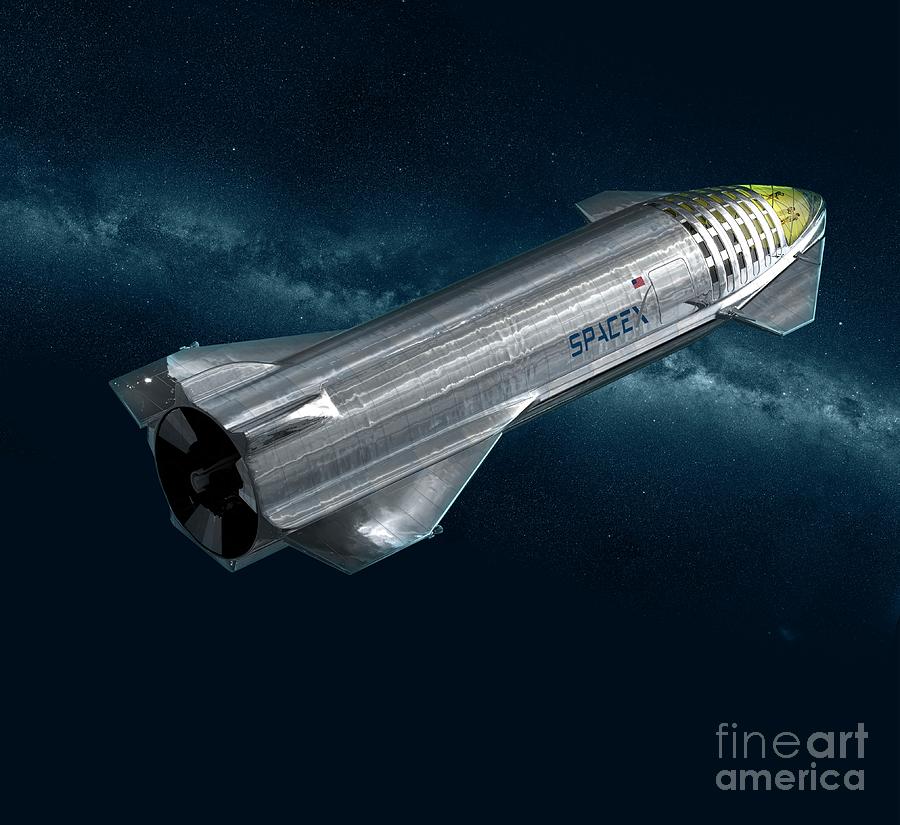 Spacex Starship Photograph by Claus Lunau/science Photo Library