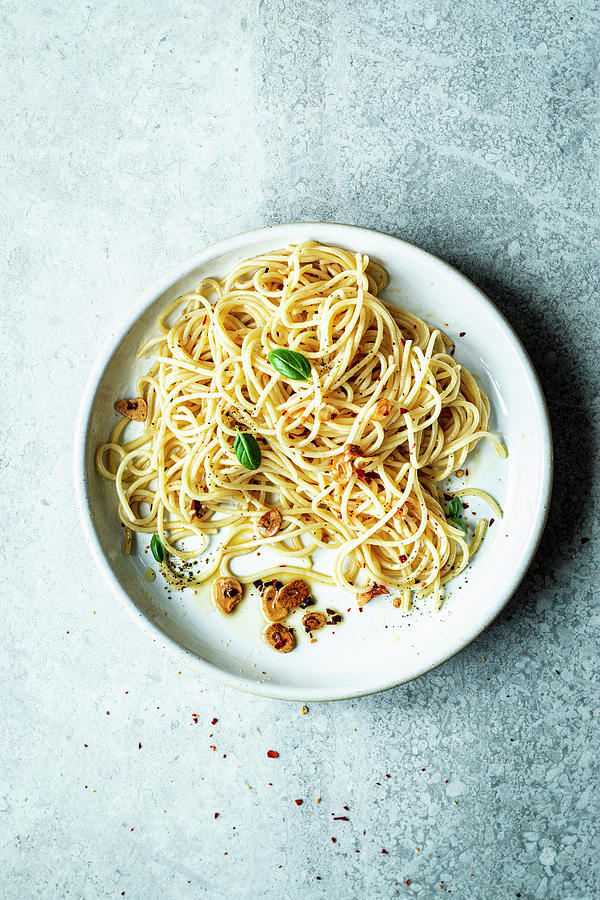 Spaghetti Aglio E Olio Photograph by Simone Neufing