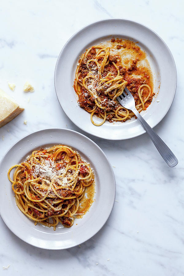 Spaghetti Bolognese Photograph by Akiko Ida