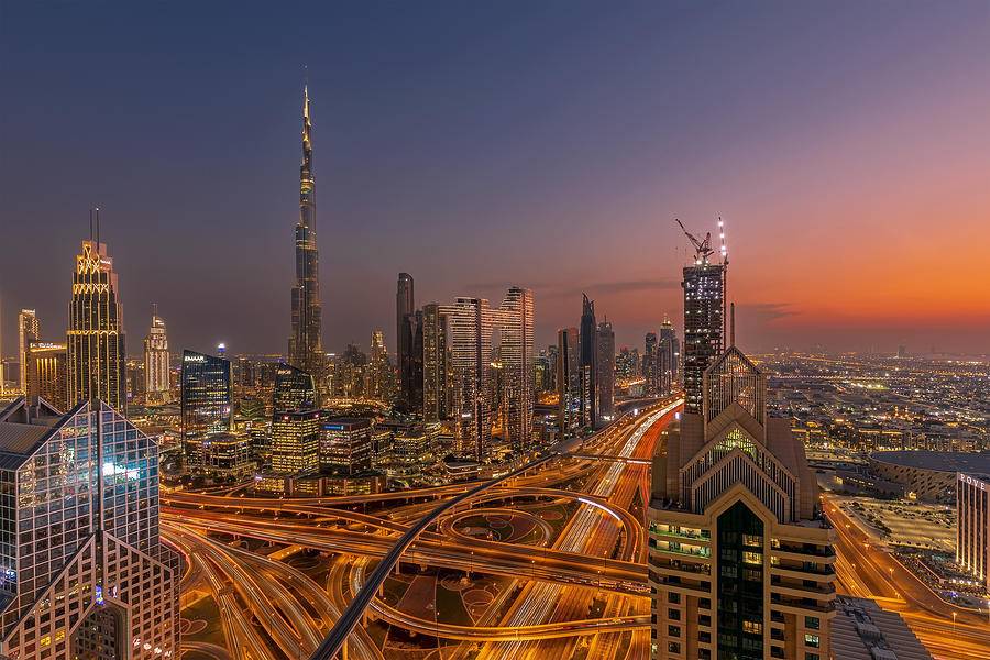 Spaghetti Junction Dubai Photograph by Gennaro Di Noto - Fine Art America