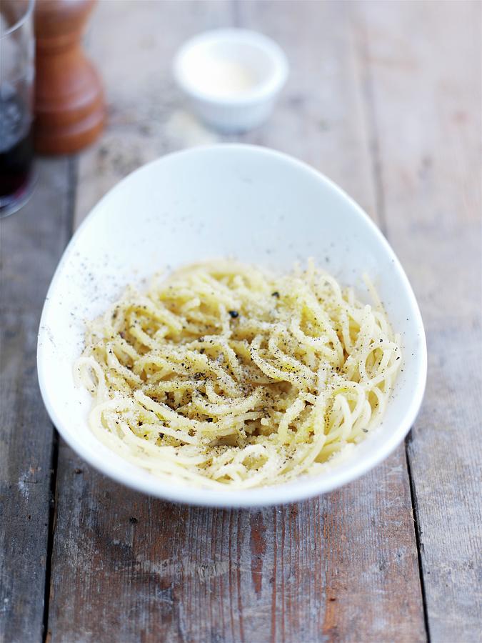 Spaghetti With Pecorino Photograph by Garlick, Ian - Fine Art America