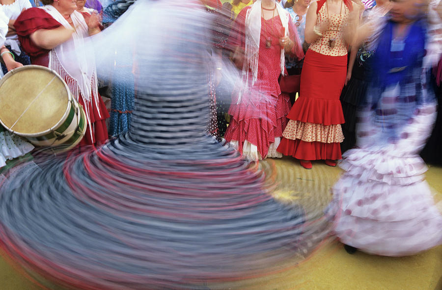 Spain, Andalucia, Sevilla, Flamenco Photograph by Peter Adams