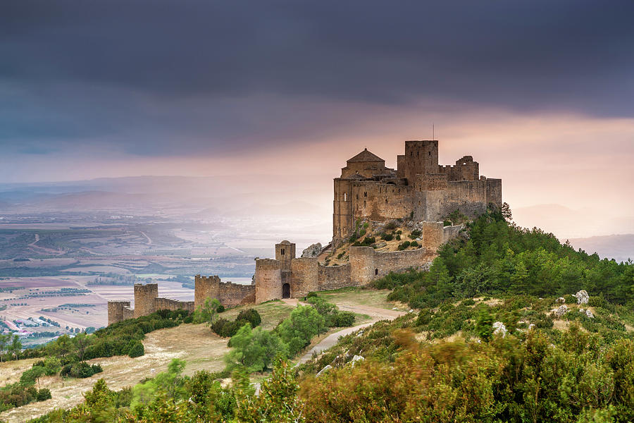 Spain, Aragon, Loarre Castle Digital Art by Sebastian Wasek