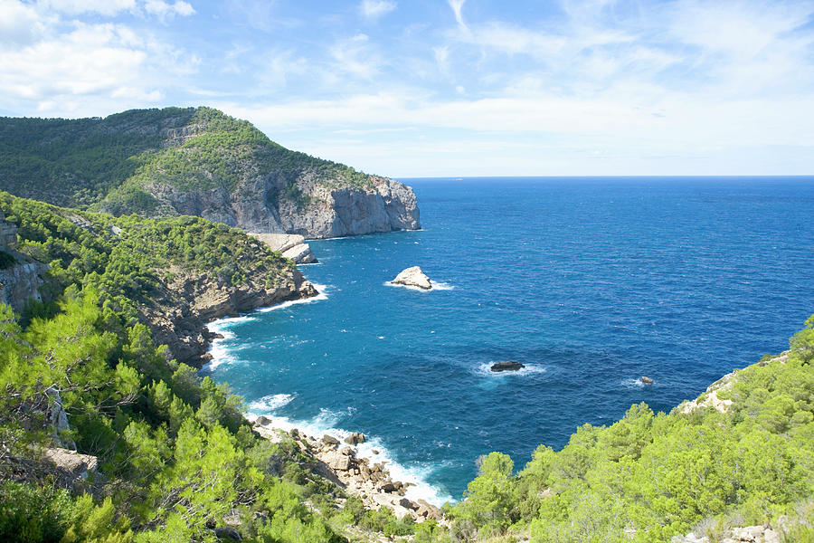 Spain, Balearic Islands, Ibiza, Rugged Photograph by Manchan