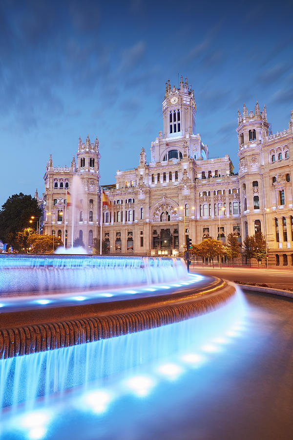 Spain, Comunidad De Madrid, Madrid, Plaza De Cibeles, Plaza De Cibeles ...