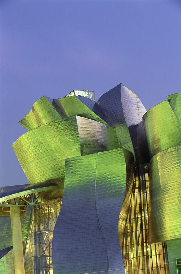 Spain, Vizcaya, Bilbao, Guggenheim Photograph by John W Banagan