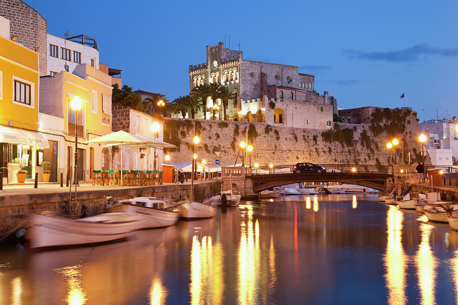 Spain,menorca, Mahon, View Of City Hall Photograph by Westend61