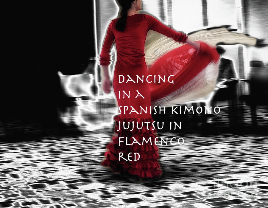 Dancer Photograph - Spanish Kimono by Steven Digman Dancer Photograph - Spanish Kimono by Steven Digman