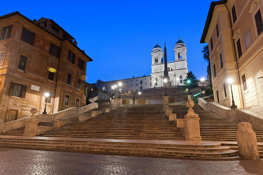 Spanish Steps Piazza Di Spagna Rome Photograph by Fotovoyager