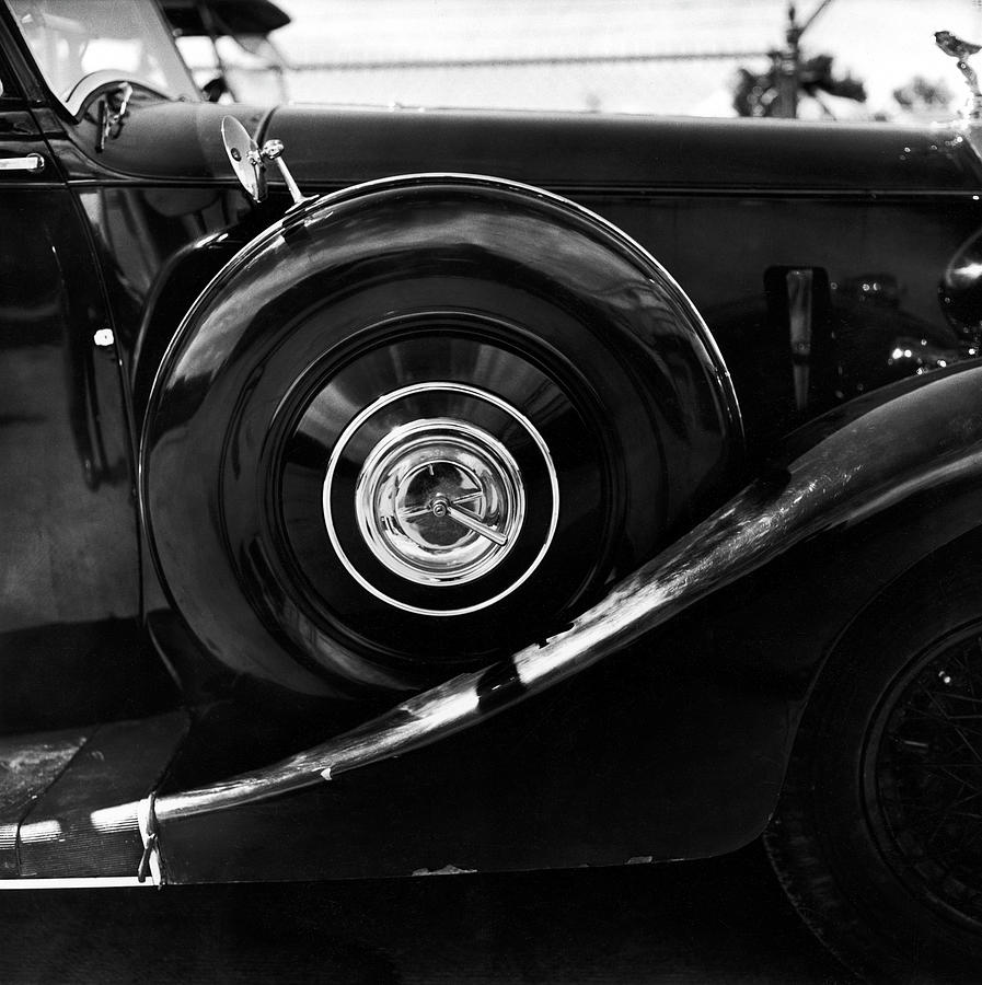 Spare Tire Of An Automobile Photograph by Walker Evans