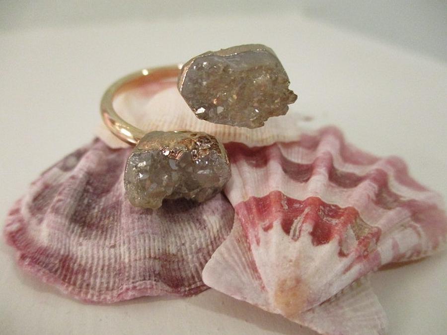 Sparkling Geode Ring Photograph by CG Abrams