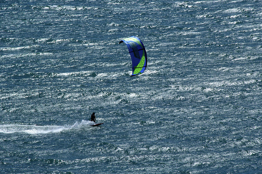 Sparkling Kite Surfers by Marie Leslie Sparkling Kite Surfers by Marie Leslie