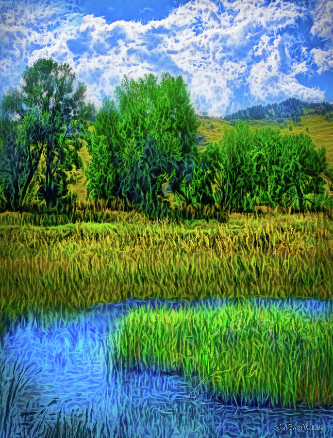 Sparkling Lake Morning Digital Art by Joel Bruce Wallach