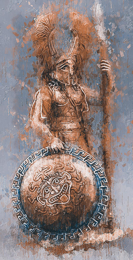 Spartan Hoplite - 61 Painting by AM FineArtPrints