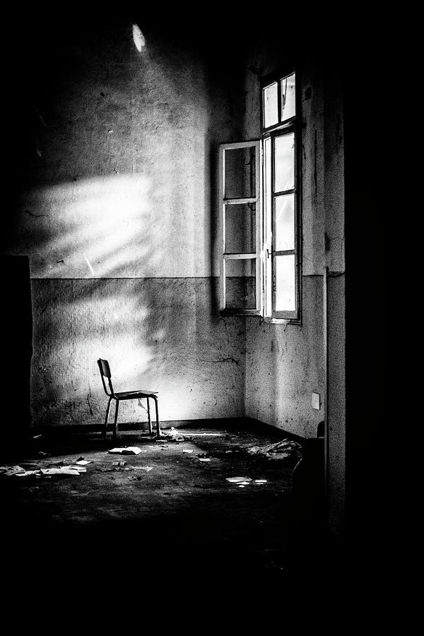 Black And White Photograph - Speaks True, Who Speaks Shadows by Traven Milovich