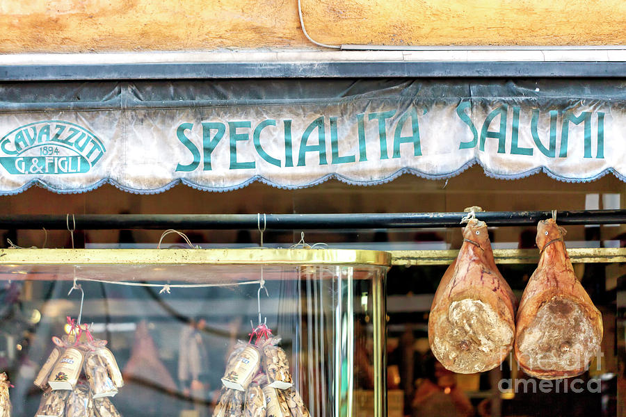 Specialita Salumi in Roma Photograph by John Rizzuto