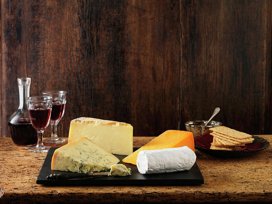 Speciality Christmas Cheeseboard Photograph by Diana Miller