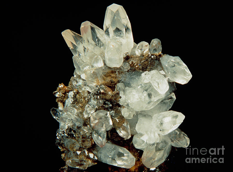 Specimen Of Calcite Crystal Mined In Cumbria Photograph by Arnold Fisher/science Photo Library