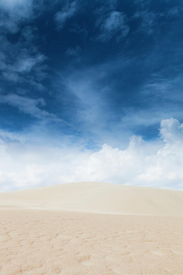 Spectacular Sky And Sand Dunes Photograph by Catlane