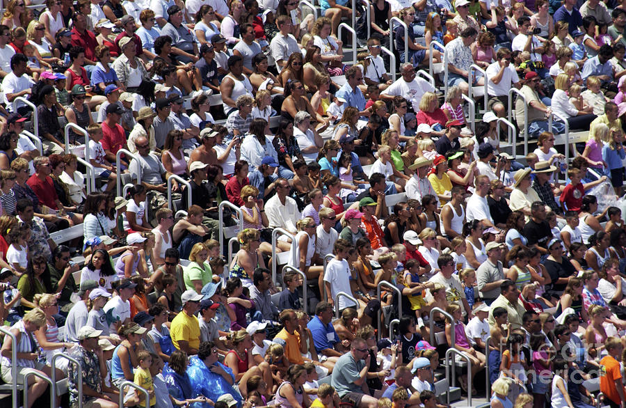 Spectator Crowd Photograph by Steve Allen/science Photo Library - Fine ...