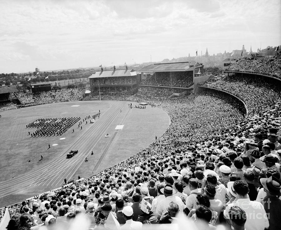 Spectators At 1956 Olympics Photograph by Bettmann