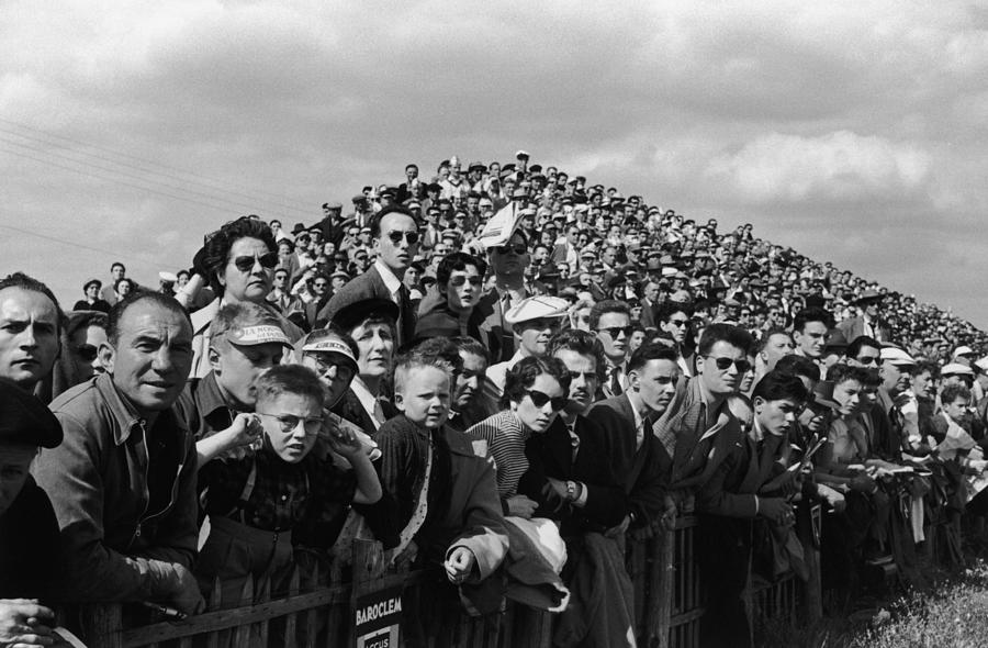 Spectators At Le Mans Photograph by Bert Hardy