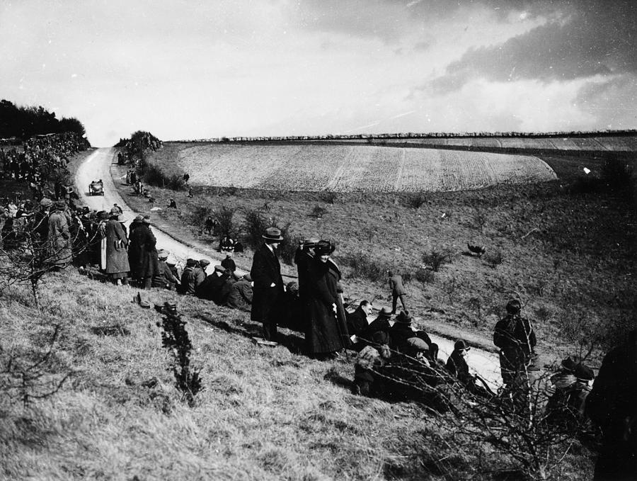 Spectators At The Kop Hill Climb, Near Photograph by Heritage Images
