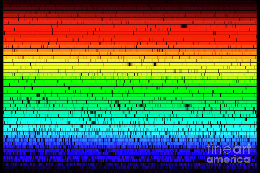 Spectrum Of Star Photograph by National Optical Astronomy Observatories/science Photo Library