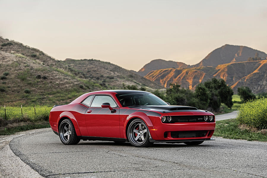 Speedkore Dodge Challenger SRT Demon Photograph by Drew Phillips - Fine ...