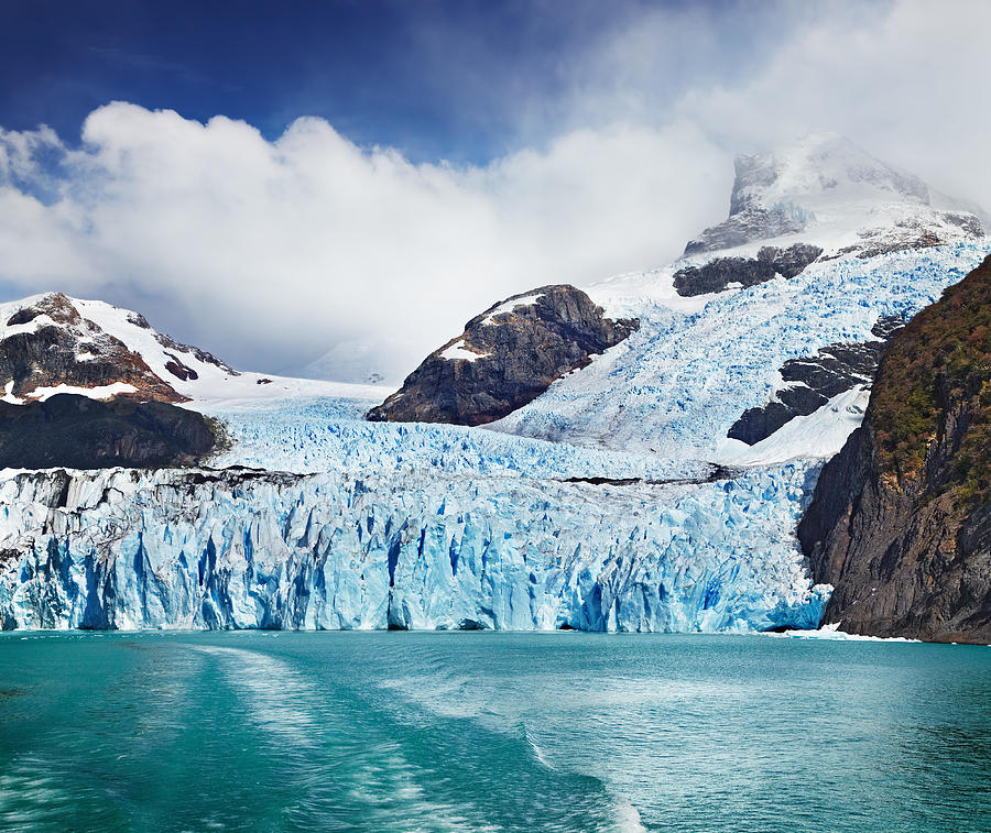 Mountain Photograph - Spegazzini Glacier, Argentino Lake by DPK-Photo