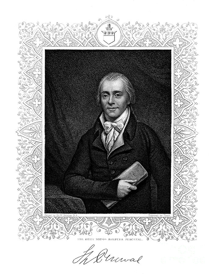 Spencer Perceval, British Statesman Drawing by Print Collector