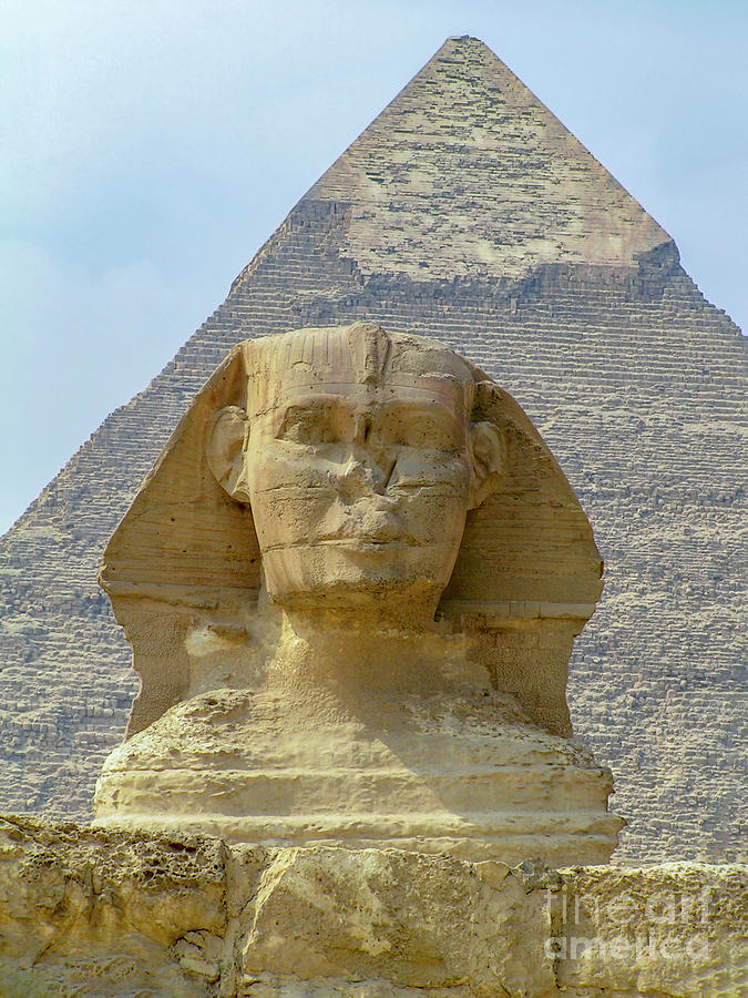 Sphinx at Giza, Egypt f4 Photograph by Guy Sion