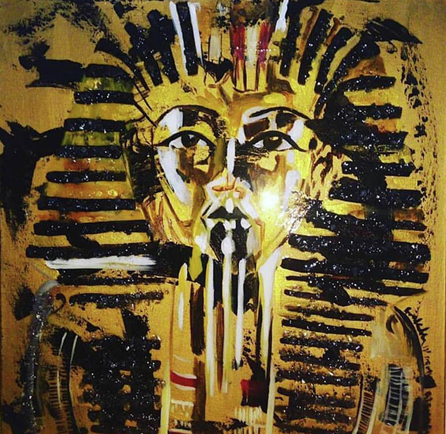 Sphinx Painting by Femme Blaicasso