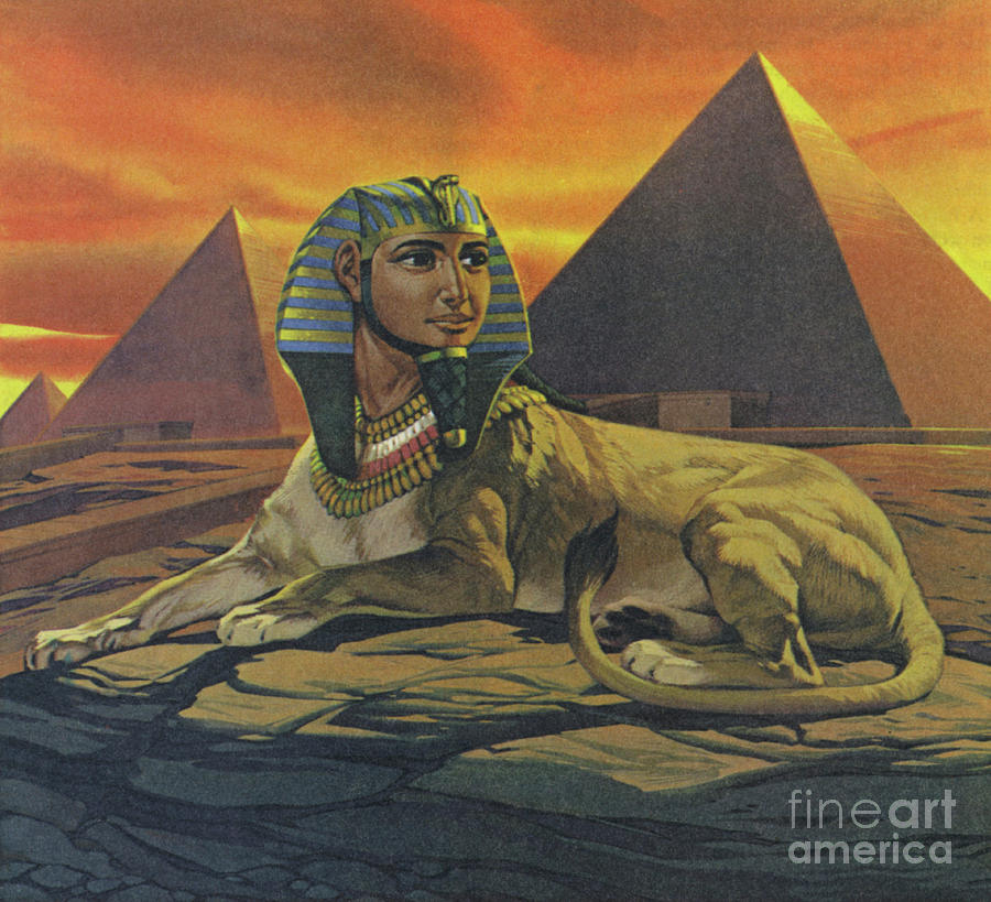 Sphinxes  Painting by Angus McBride