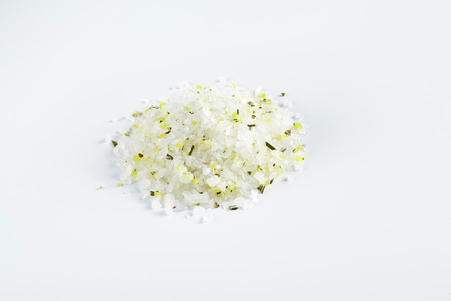 Spice Mixture With Lemon Zest, Sea Salt And Rosemary Photograph by Teubner Foodfoto