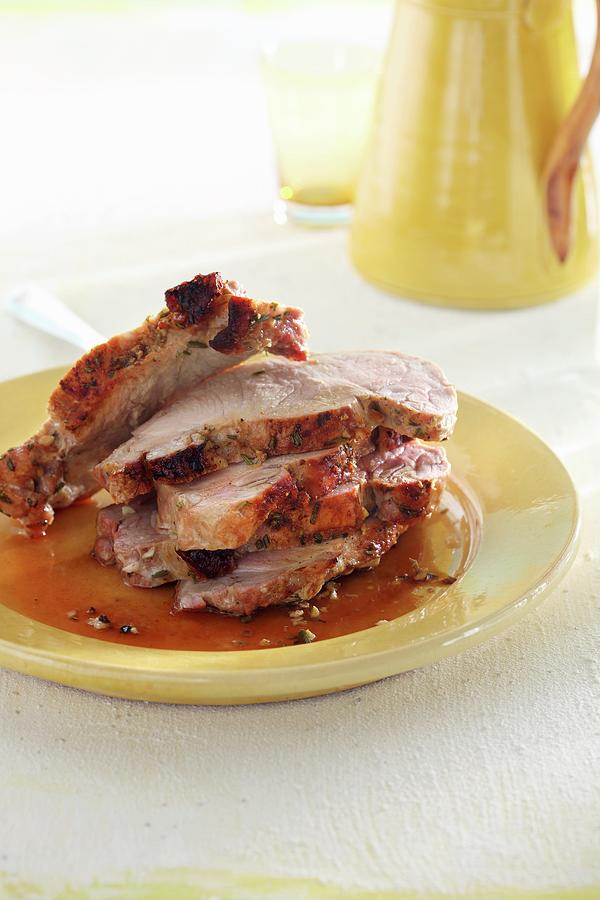 Spiced Roast Pork, Sliced Photograph by Sven Benjamins - Pixels