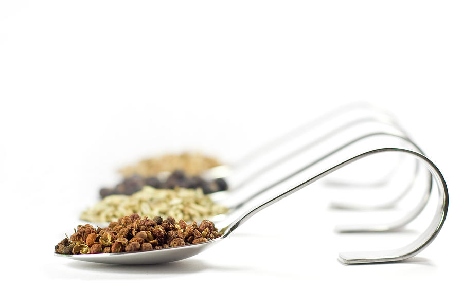 Spices In Spoon Photograph by ©ariannagiuntini