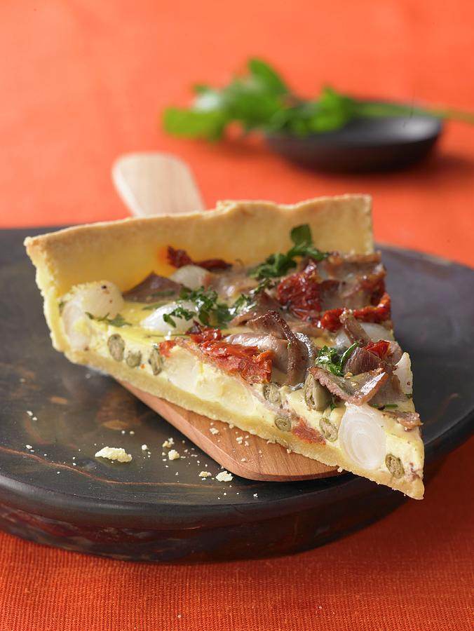 Spicy Meat Quiche Photograph by Jan-peter Westermann