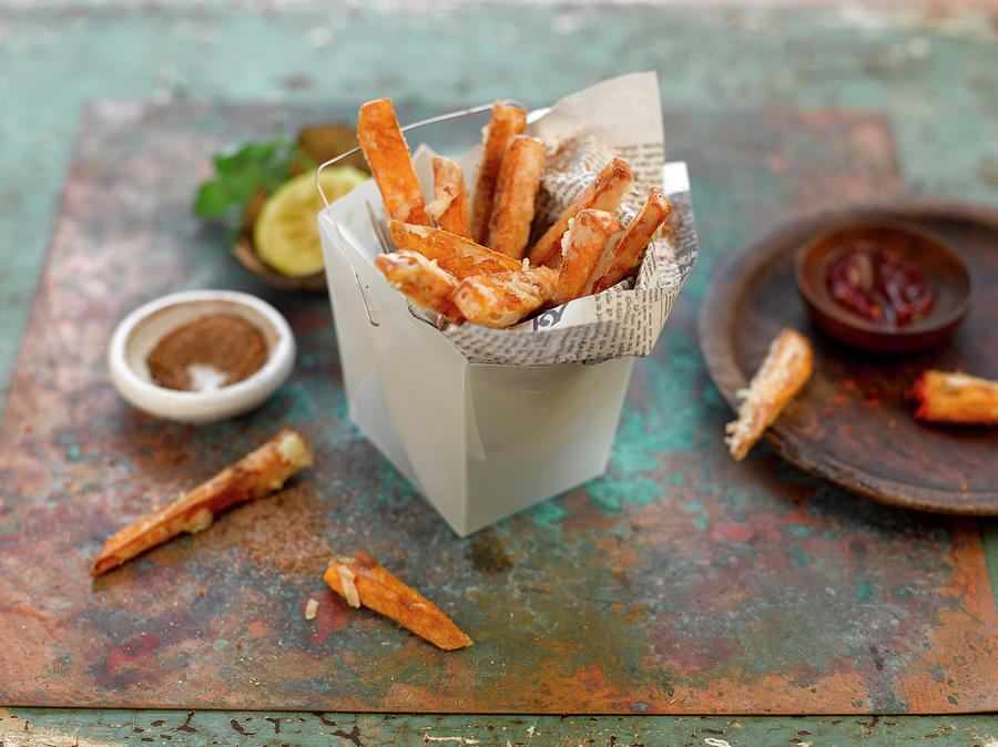 Spicy Sweet Potato Fries Photograph by Ian Garlick