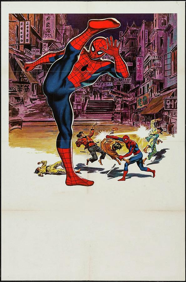 Spider Man Digital Art - Spider-man The Dragons Challenge by Geek N Rock Spider Man Digital Art - Spider-man The Dragons Challenge by Geek N Rock